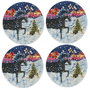 Hermia Salvamanteles Individuales Multicolor Pack de 4